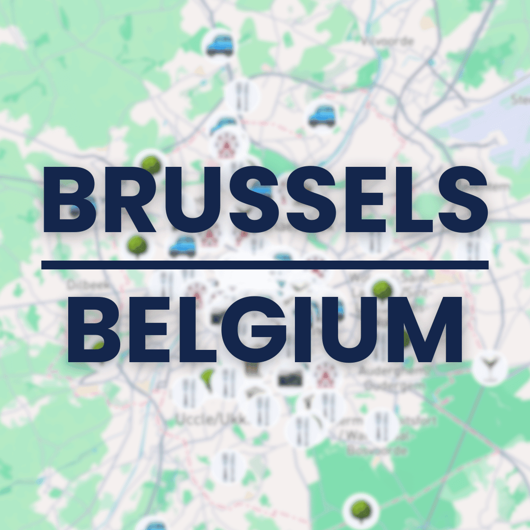 Belgium | Brussels Tourist Map - Maps by Ema