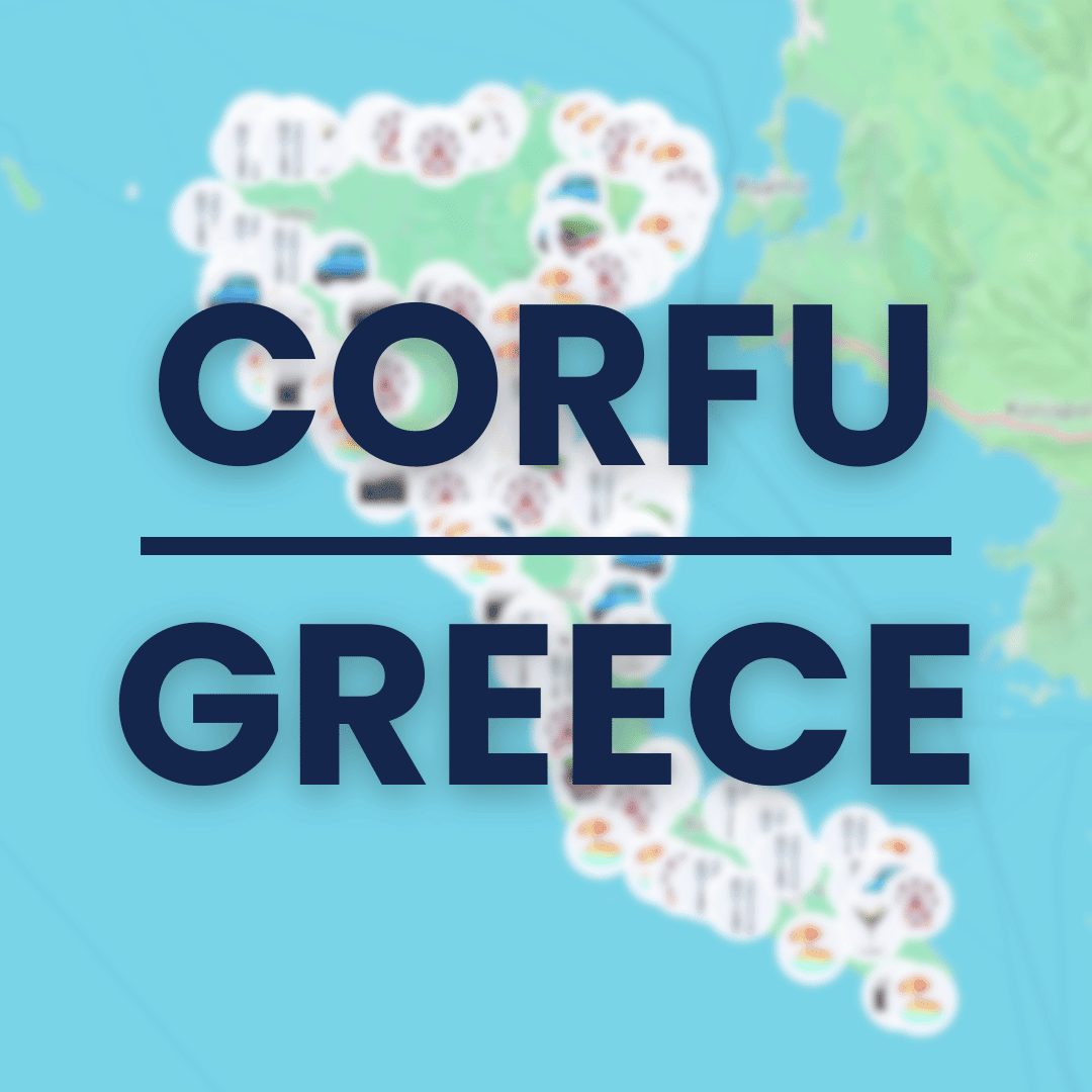 Greece | Corfu Tourist Map - Maps by Ema