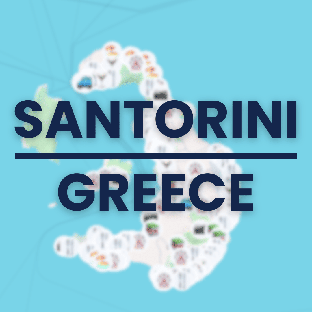 Greece | Santorini Tourist Map - Maps by Ema