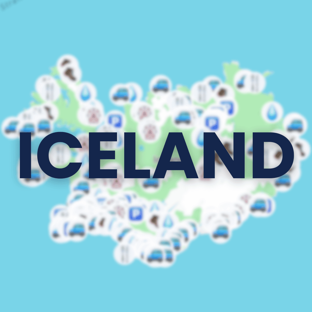 Iceland Tourist Map - Maps by Ema