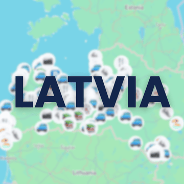 Latvia Tourist Map - Maps by Ema