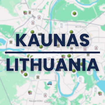 Lithuania | Kaunas Tourist Map - Maps by Ema