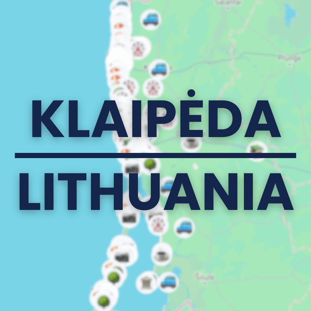 Lithuania | Klaipėda Tourist Map - Maps by Ema