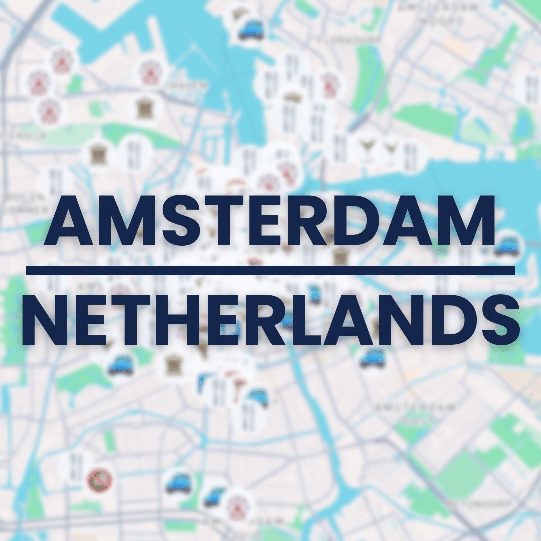 Netherlands | Amsterdam Tourist Map - Maps by Ema