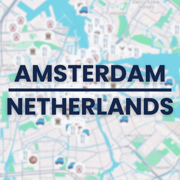 Netherlands | Amsterdam Tourist Map - Maps by Ema