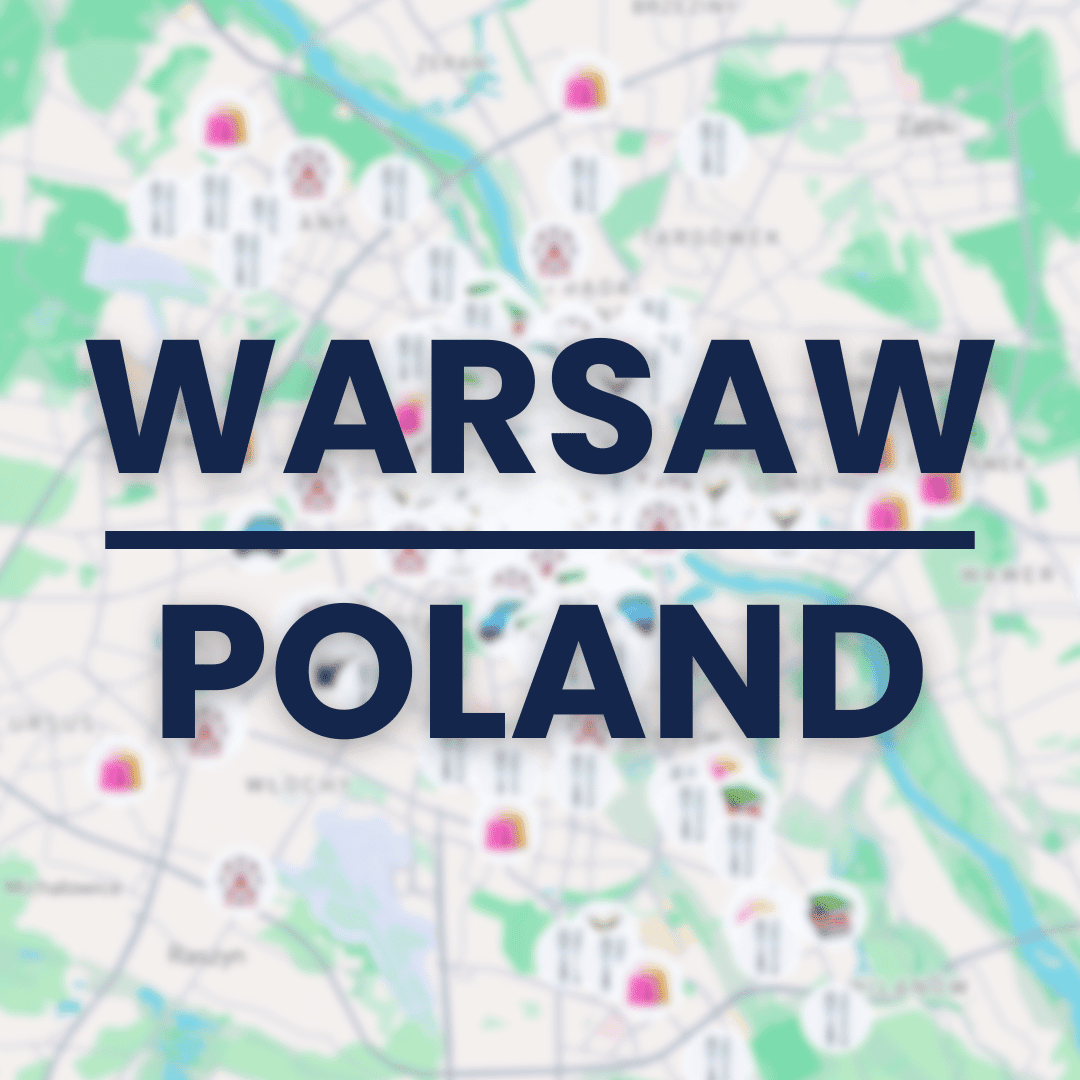 Poland | Warsaw Tourist Map - Maps by Ema