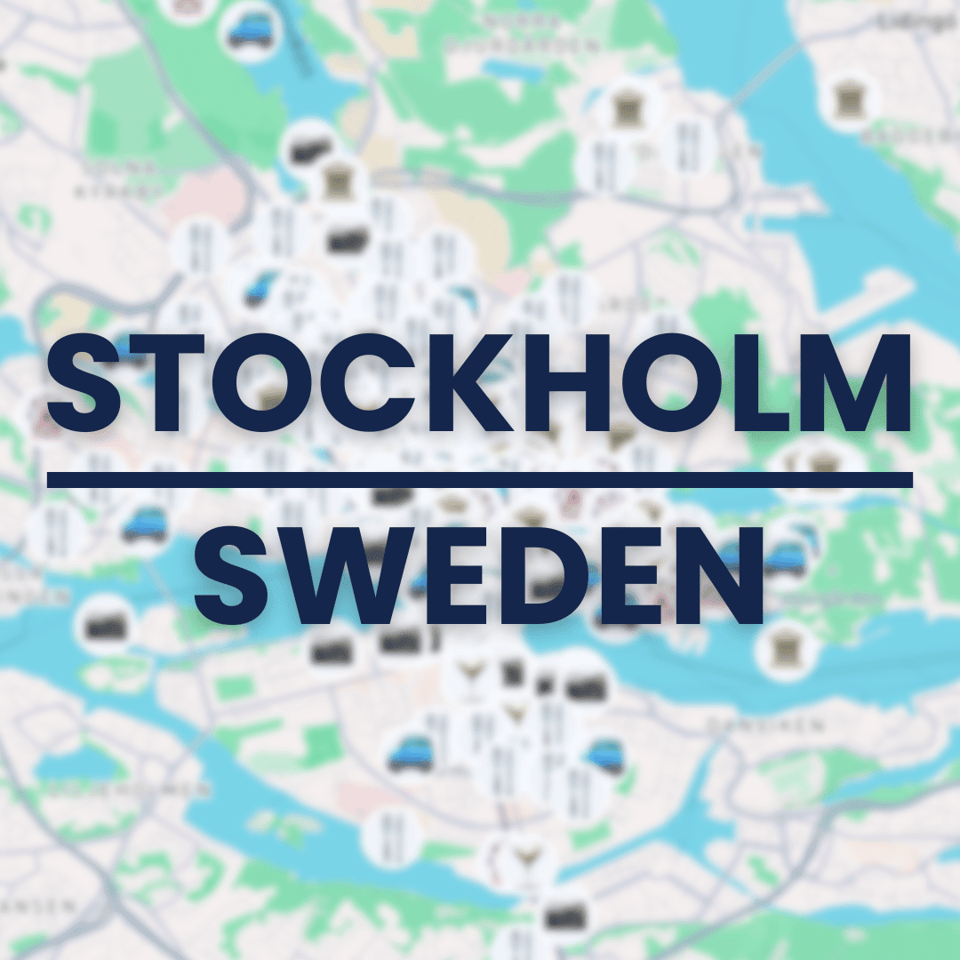Sweden | Stockholm Tourist Map - Maps by Ema